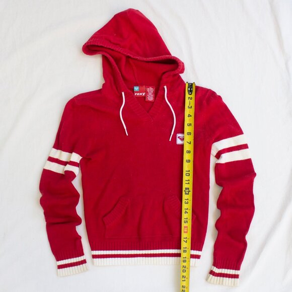 Roxy Vintage Hooded Pull Over Sweater - Picture 4 of 5